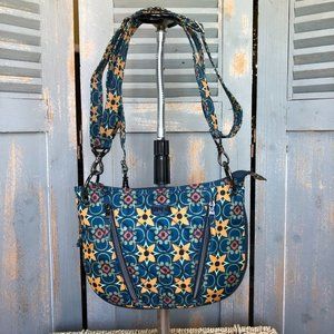 Lug Swivel Convertible Crossbody Tiles Teal